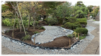 お寺の庭づくりワークショップ　第8回　「落葉と堆肥」 資源循環の堆肥つくり 腐葉土 芋掘り